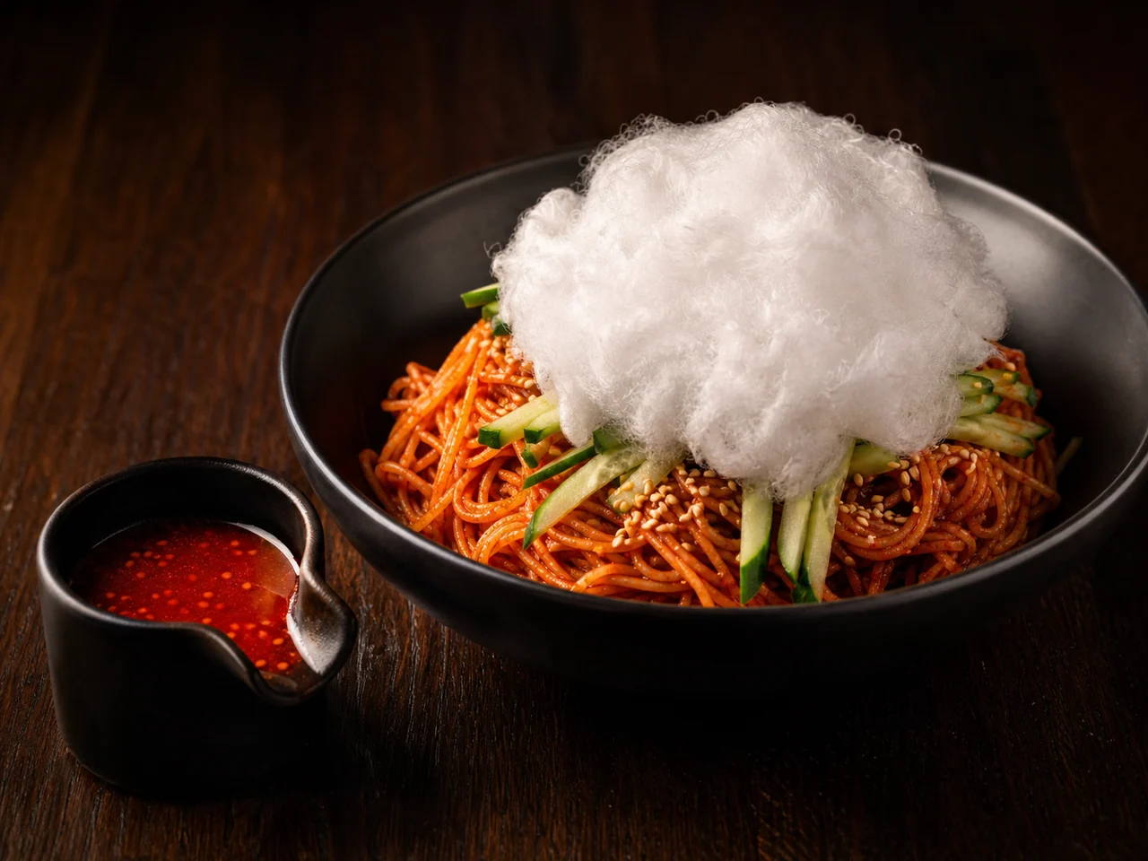 솜사탕 비빔면 — Cotton Candy Bibim Noodles